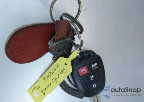 2016 Toyota Corolla Le z USA, uszkodzony, nr VIN 2T1BURHEXGC585574